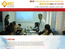 Tablet Screenshot of amc-vn.com